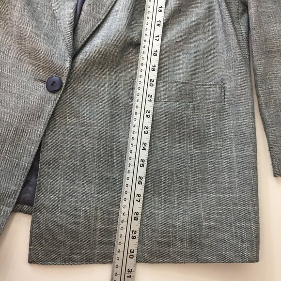 Fairfax & Kent Women's Suit Coat Blazer Gray Heather Button Pockets Work Size 18 - Picture 10 of 10